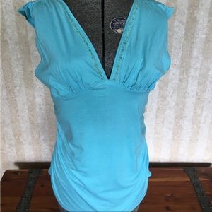 Monroe & Main Side Ruched Top